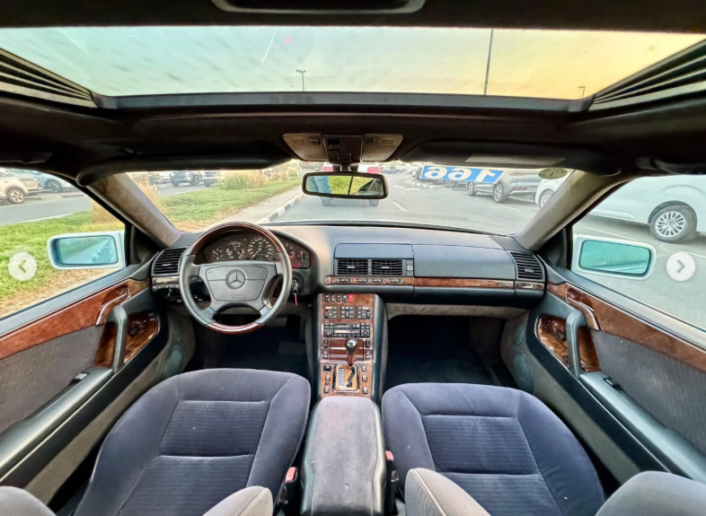 1994 Mercedes-Benz CL 600 6.0-liter 12-cylinder Petrol Engine Silver Black Luxury Coupe RWD