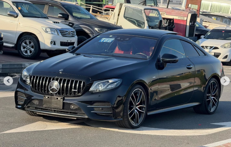 2020 Mercedes-Benz E53 AMG 3.0-liter turbocharged inline-6 Petrol Engine Black Red Sedan