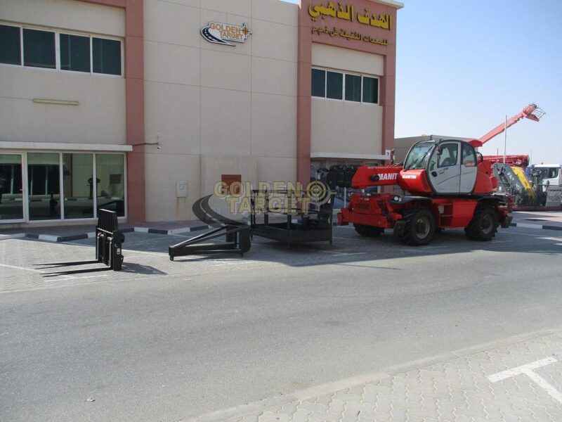 2008 Manitou MRT2150 Telehandler 4-Cylinder Daimler Chrysler OM-904-LA Diesel Engine Red