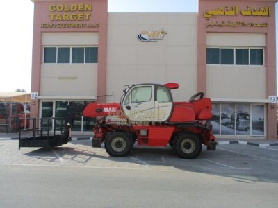 2008 Manitou MRT2150 Telehandler 4-Cylinder Daimler Chrysler OM-904-LA Diesel Engine Red