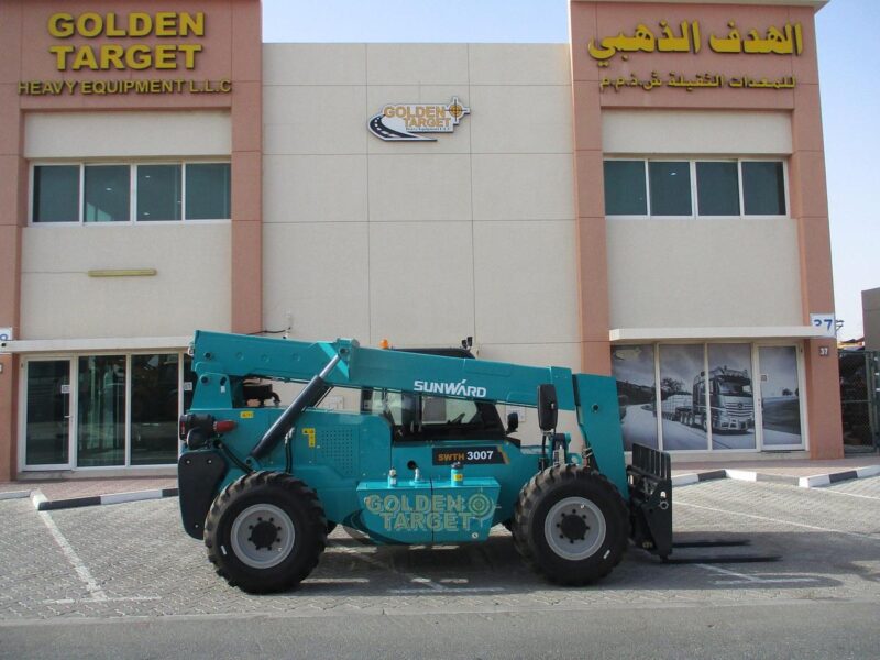 2024 SUNWARD SWTH3007 Telehandler 4 Cylinder Yuchai YC4DK75-T303 Engine Blue