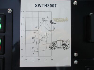 2024 SUNWARD SWTH3007 Telehandler 4 Cylinder Yuchai YC4DK75-T303 Engine Blue
