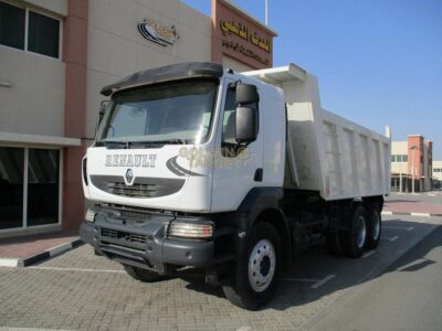 2012 Renault Kerax 380 6x4 Tipper Truck 6 Cylinders Diesel Engine Manual LHD White