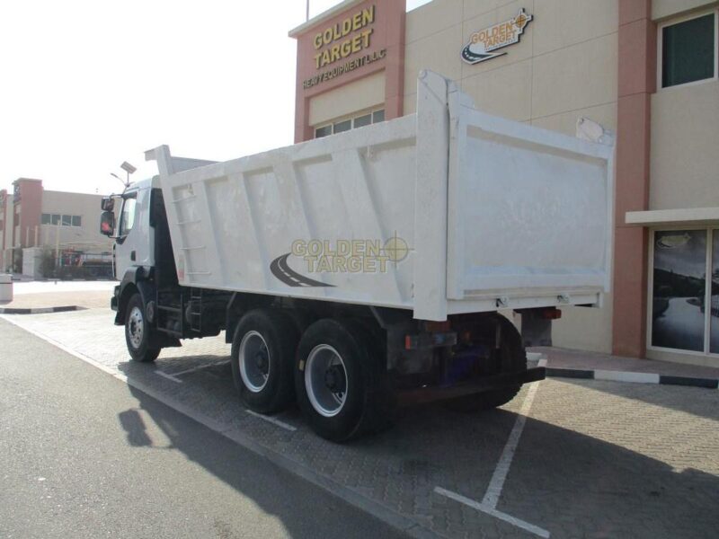 2012 Renault Kerax 380 6x4 Tipper Truck 6 Cylinders Diesel Engine Manual LHD White