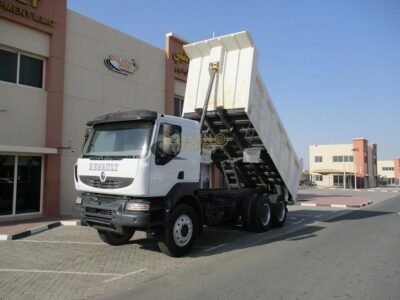 2012 Renault Kerax 380 6x4 Tipper Truck 6 Cylinders Diesel Engine Manual LHD White