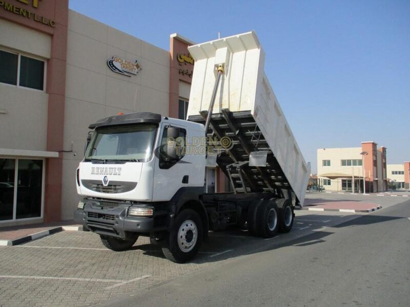 2012 Renault Kerax 380 6x4 Tipper Truck 6 Cylinders Diesel Engine Manual LHD White