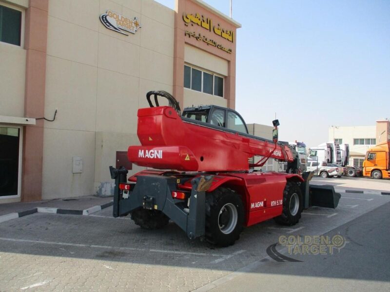 2021 MAGNI RTH5.18 -D/C Rotating Telescopic Handler 4 Cylinder Deutz Diesel Engine Red