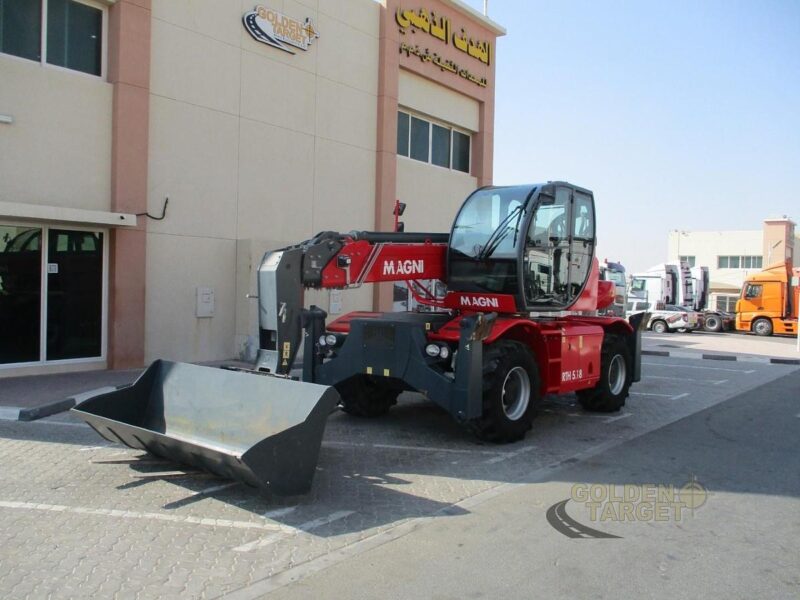 2021 MAGNI RTH5.18 -D/C Rotating Telescopic Handler 4 Cylinder Deutz Diesel Engine Red
