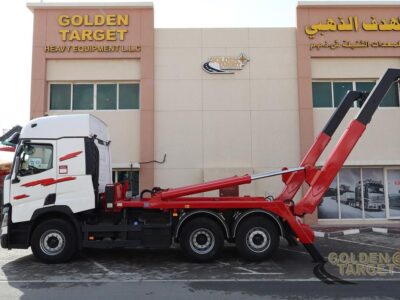 2016 RENAULT 480 6x2 Skip Loader 6 Cylinder Diesel Engine Automatic White Red