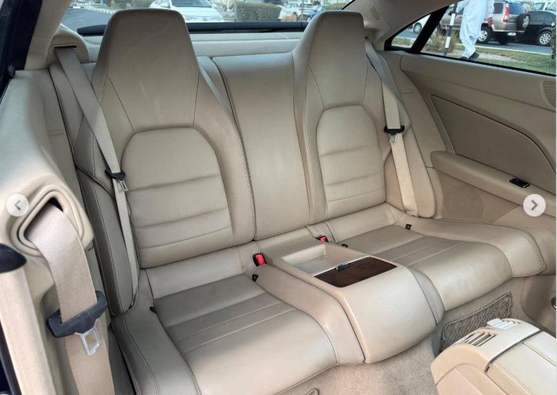 2011 Mercedes-Benz E550 5.5-liter Naturally Aspirated V8 Petrol Engine Black Beige Coupe