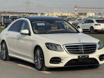 2020 Mercedes-Benz S 450 3.0 Litres Inline-6 with EQ Boost Engine White Beige Sedan Automatic