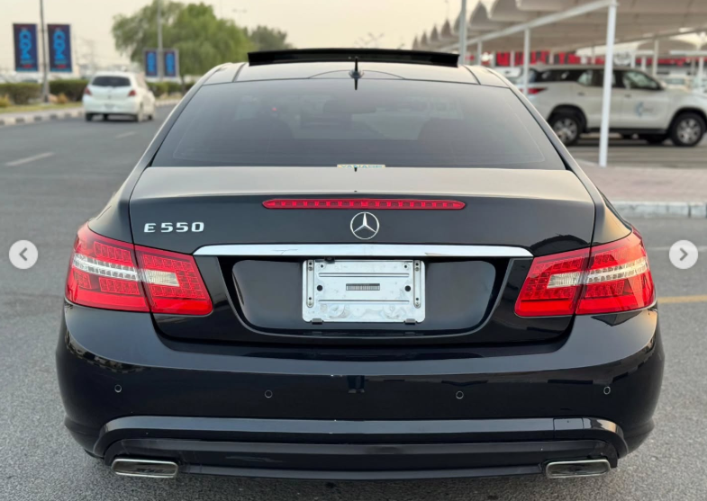 2011 Mercedes-Benz E550 5.5-liter Naturally Aspirated V8 Petrol Engine Black Beige Coupe