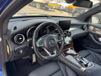 2017 Mercedes-Benz GLC 350e 4MATIC 2.0 Litres Inline-4 Cylinder Engine Blue Grey Luxury SUV