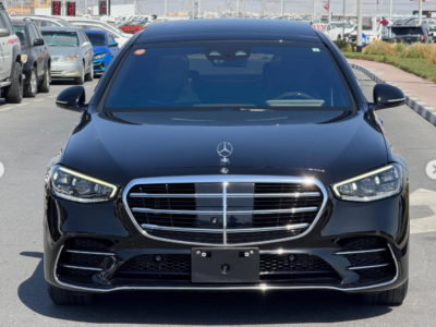 2021 Mercedes-Benz S 500 LWB 3.0L Inline-6 Turbocharged with EQ Boost Black Luxury Sedan