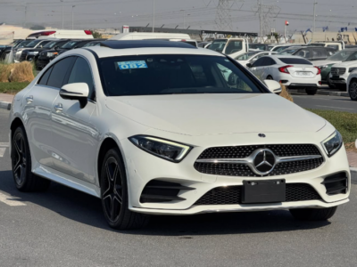 2018 Mercedes-Benz CLS 450 4MATIC 3.0 Liter 6 Cylinders Turbocharged Engine White Black Sedan