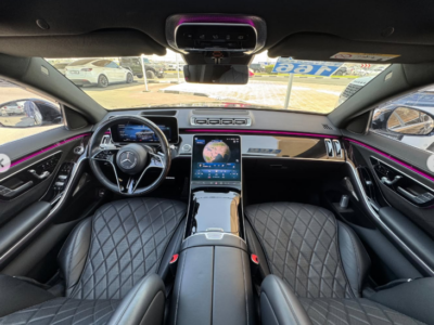 2021 Mercedes-Benz S 500 LWB 3.0L Inline-6 Turbocharged with EQ Boost Black Luxury Sedan