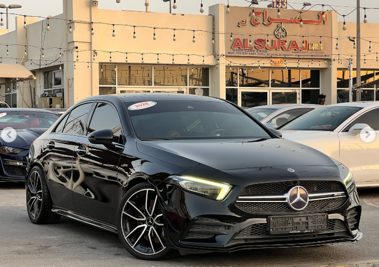 2020 Mercedes-Benz AMG A 35 4MATIC 2.0L Inline-4 Turbocharged Petrol Engine Black Red Sedan GCC