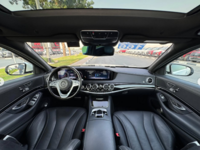 2018 Mercedes-Benz S 450 3.0 Liters V6 Twin Turbo Petrol Engine White Black Sedan RWD Automatic