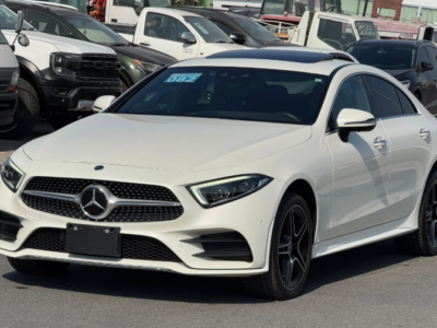 2018 Mercedes-Benz CLS 450 4MATIC 3.0 Liter 6 Cylinders Turbocharged Engine White Black Sedan