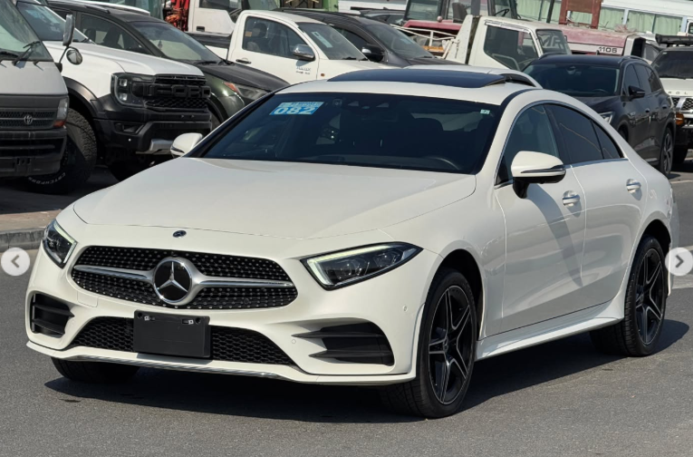 2018 Mercedes-Benz CLS 450 4MATIC 3.0 Liter 6 Cylinders Turbocharged Engine White Black Sedan