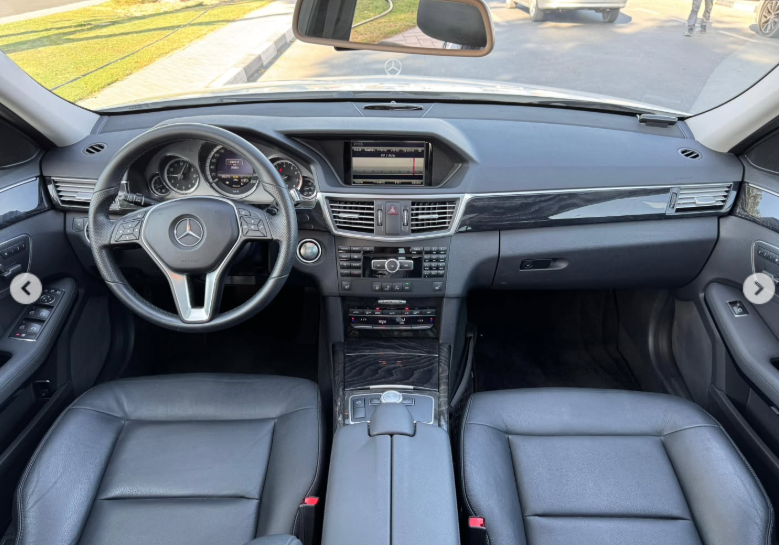 2013 Mercedes-Benz E350 3.5 Litres V6 Naturally Aspirated Petrol Engine White Grey Sedan RWD