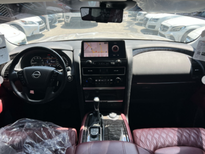 2022 Nissan Patrol Platinum 5.6 Litres V8 Petrol Engine Gold Red Automatic SUV GCC Specs 4WD