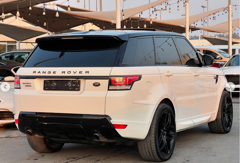 2014 Land Rover Range Rover Sport 5.0 Litres Supercharged V8 petrol Engine White Orange SUV GCC