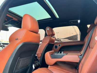 2014 Land Rover Range Rover Sport 5.0 Litres Supercharged V8 petrol Engine White Orange SUV GCC