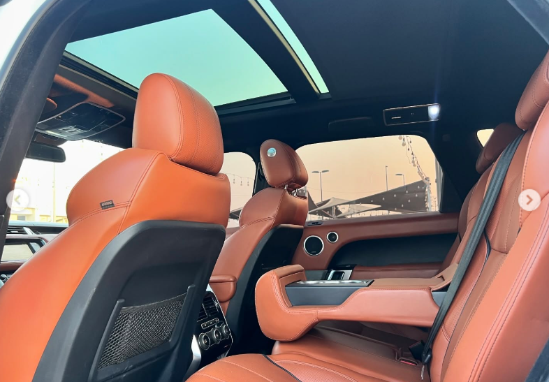 2014 Land Rover Range Rover Sport 5.0 Litres Supercharged V8 petrol Engine White Orange SUV GCC