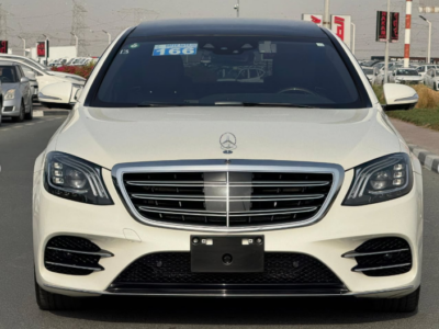 2018 Mercedes-Benz S 450 3.0 Liters V6 Twin Turbo Petrol Engine White Black Sedan RWD Automatic