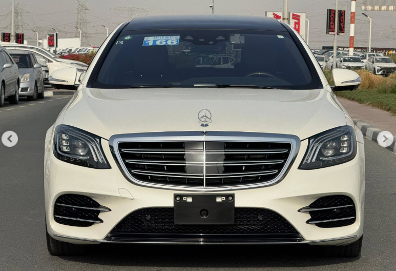 2018 Mercedes-Benz S 450 3.0 Liters V6 Twin Turbo Petrol Engine White Black Sedan RWD Automatic