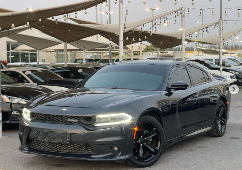 2019 Dodge Charger Scat Pack 3.6 Liters V6 Cylinders Petrol Engine Black Green Sedan RWD