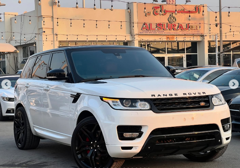 2014 Land Rover Range Rover Sport 5.0 Litres Supercharged V8 petrol Engine White Orange SUV GCC