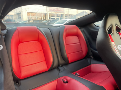 2016 Ford Mustang GT 5.0 Litres V8 Petrol Engine White Red Coupe RWD Automatic