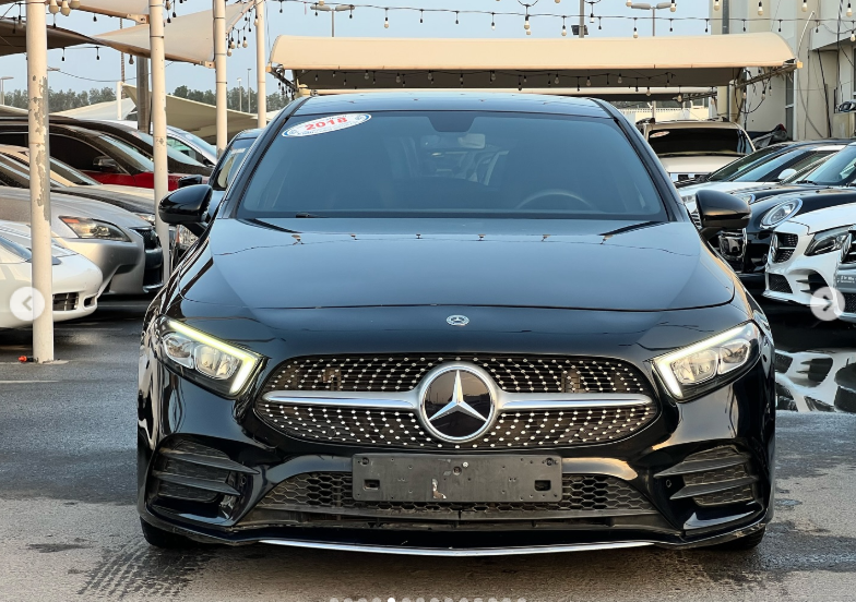 2018 Mercedes-Benz A250 2.0 Litres Turbocharged I4 Petrol Engine Black Hatchback FWD GCC