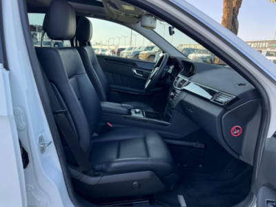 2013 Mercedes-Benz E350 3.5 Litres V6 Naturally Aspirated Petrol Engine White Grey Sedan RWD