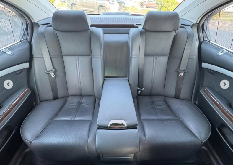 2003 BMW 745i 4.4 Litres Naturally Aspirated 8-cylinder Petrol Engine Grey Black Sedan RWD