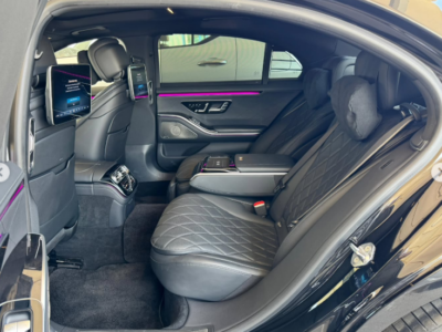 2021 Mercedes-Benz S 500 LWB 3.0L Inline-6 Turbocharged with EQ Boost Black Luxury Sedan