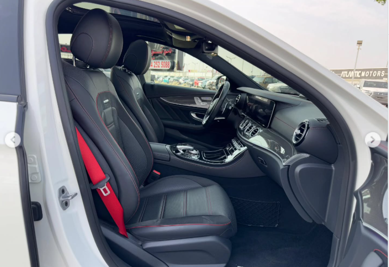 2019 Mercedes-Benz E53 AMG 3.0-liter turbocharged inline-six Petrol Engine White Black Sedan