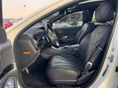2018 Mercedes-Benz S 450 3.0 Liters V6 Twin Turbo Petrol Engine White Black Sedan RWD Automatic