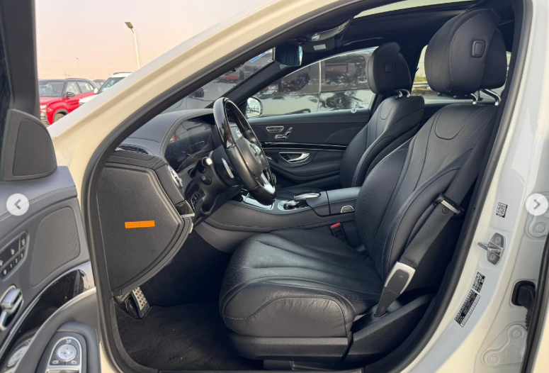 2018 Mercedes-Benz S 450 3.0 Liters V6 Twin Turbo Petrol Engine White Black Sedan RWD Automatic