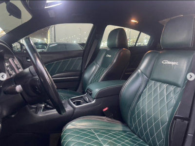 2019 Dodge Charger Scat Pack 3.6 Liters V6 Cylinders Petrol Engine Black Green Sedan RWD