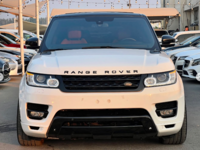 2014 Land Rover Range Rover Sport 5.0 Litres Supercharged V8 petrol Engine White Orange SUV GCC
