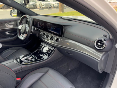2019 Mercedes-Benz E53 AMG 3.0-liter turbocharged inline-six Petrol Engine White Black Sedan