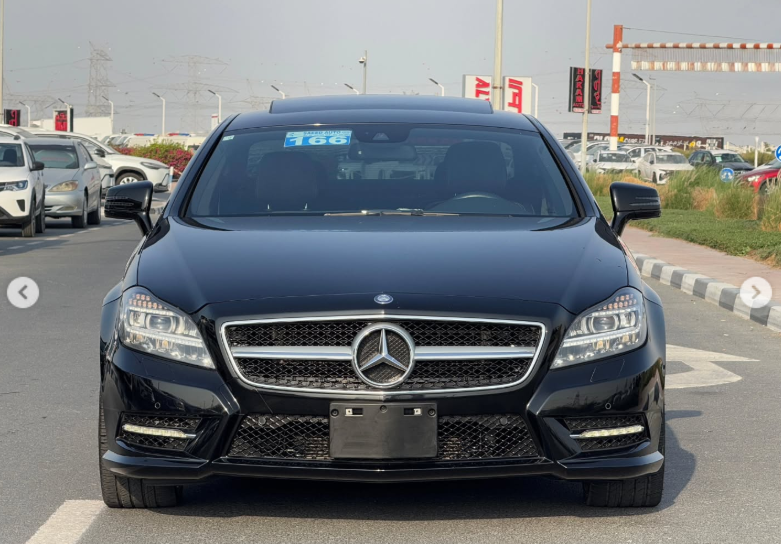 2012 Mercedes-Benz CLS 550 AMG Package 4.6 Litres V8 Twin-turbocharged Engine Black Coupe