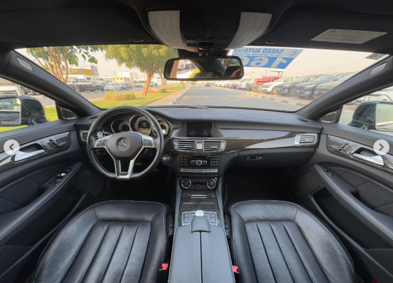 2012 Mercedes-Benz CLS 550 AMG Package 4.6 Litres V8 Twin-turbocharged Engine Black Coupe