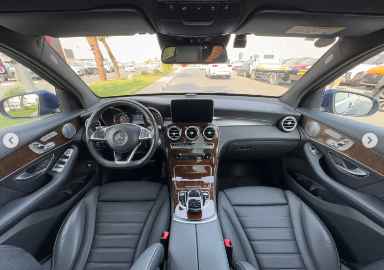 2017 Mercedes-Benz GLC 350e 4MATIC 2.0 Litres Inline-4 Cylinder Engine Blue Grey Luxury SUV