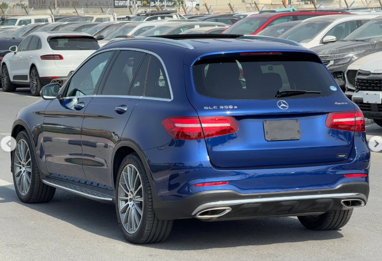 2017 Mercedes-Benz GLC 350e 4MATIC 2.0 Litres Inline-4 Cylinder Engine Blue Grey Luxury SUV