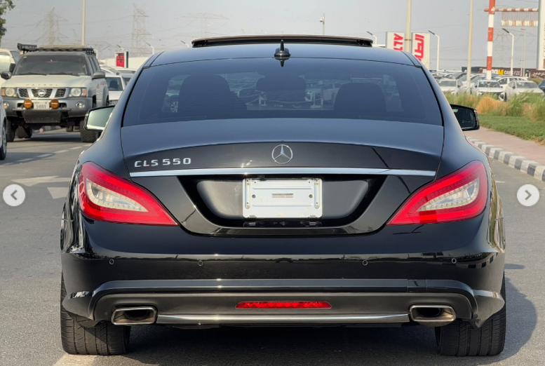 2012 Mercedes-Benz CLS 550 AMG Package 4.6 Litres V8 Twin-turbocharged Engine Black Coupe