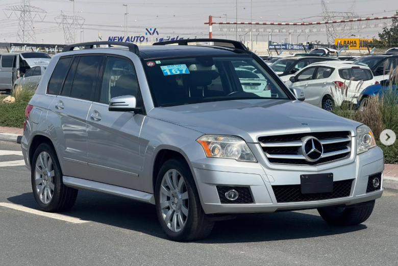 2010 Mercedes-Benz GLK 350 3.5 Litres V6 Petrol Engine Silver Black SUV Automatic AWD